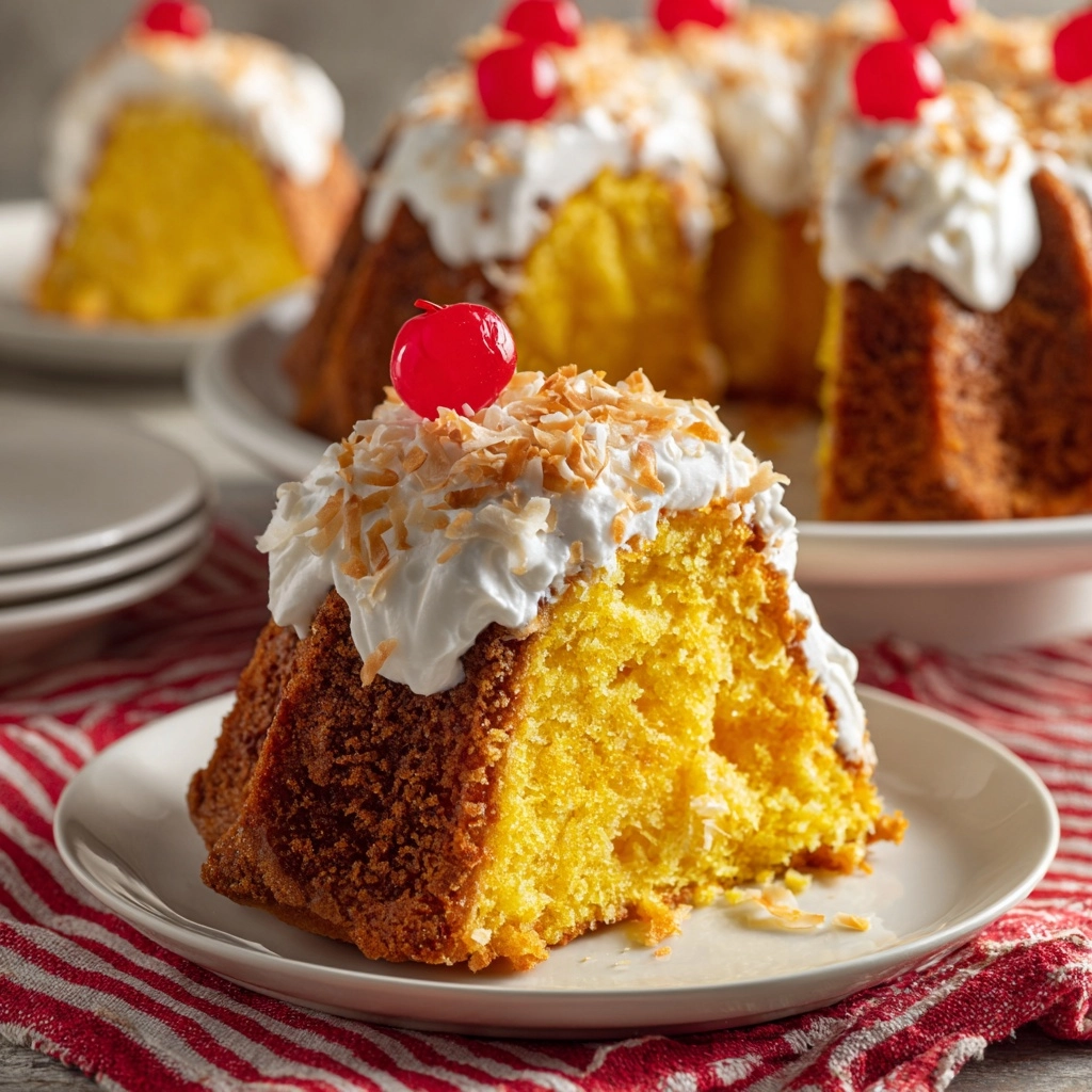 Pina Colada Bundt Cake Recipe - Recipe Image