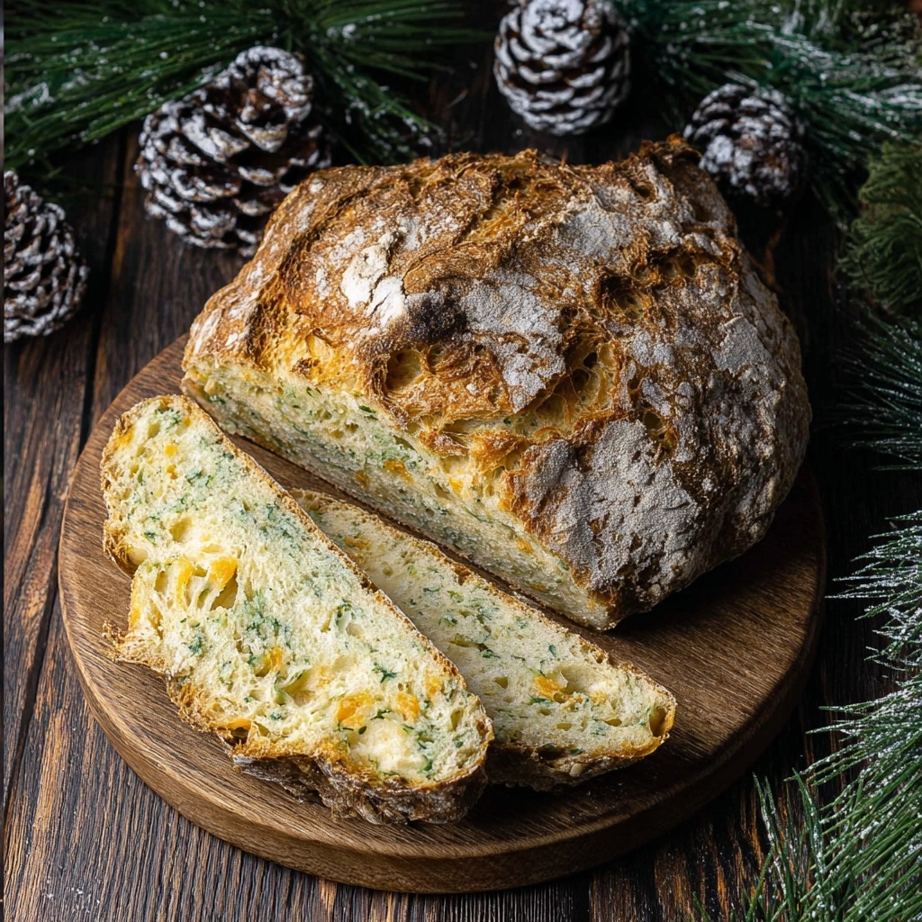 Cheddar and Herb Soda Bread Recipe - Recipe Image