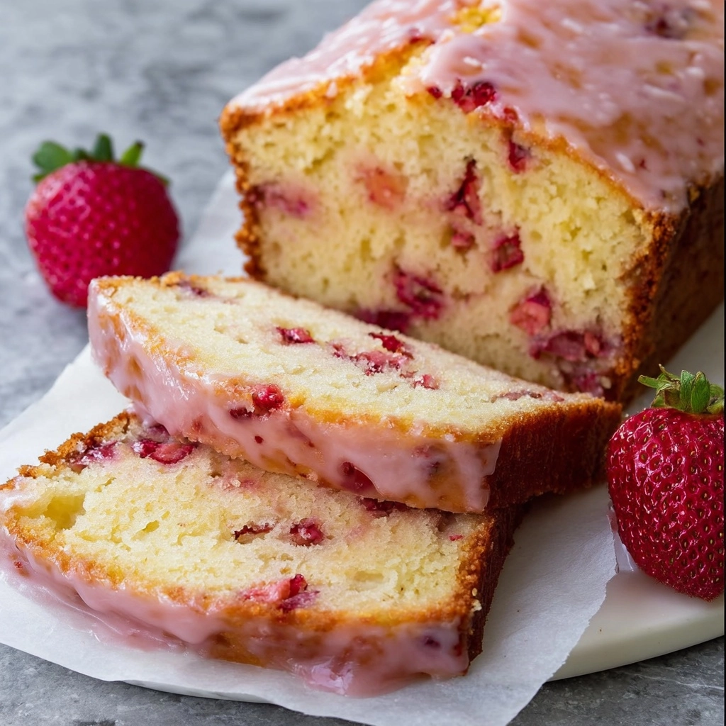 Strawberry Pound Cake Recipe - Recipe Image