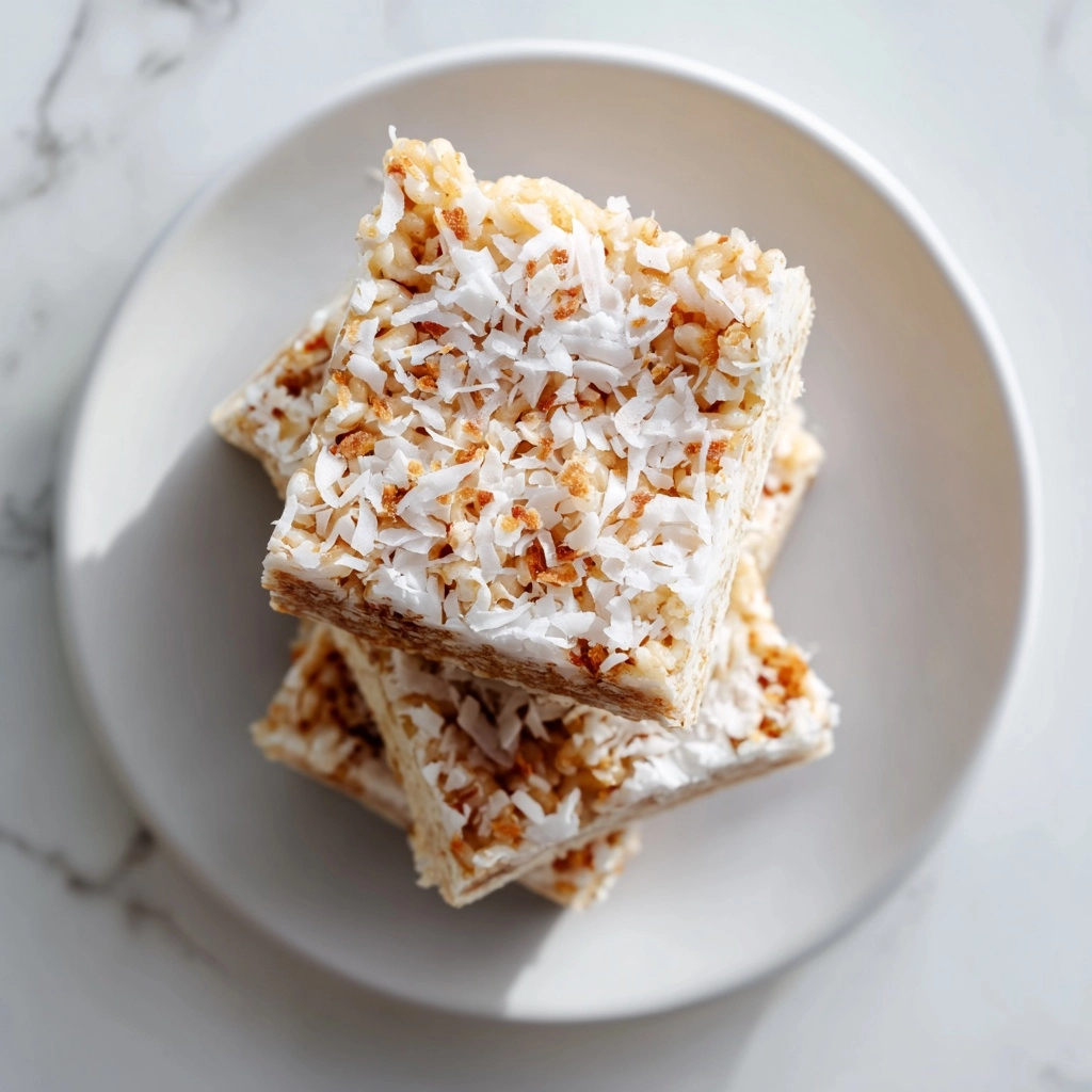 Coconut Lover’s Rice Krispy Treats Recipe - Recipe Image