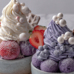 Korean Shaved Ice Bingsu Duo (Blue Pea & Thai Tea) Recipe
