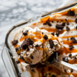 No-Bake Oreo Caramel Ice Cream Cake Recipe