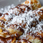 Nutella Rolled french Crêpes Recipe