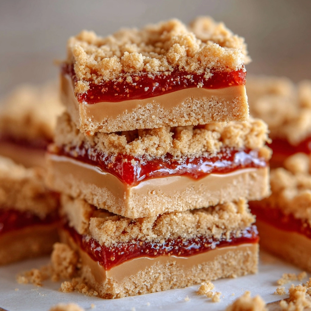 Peanut Butter & Jelly Cookie Bars Recipe