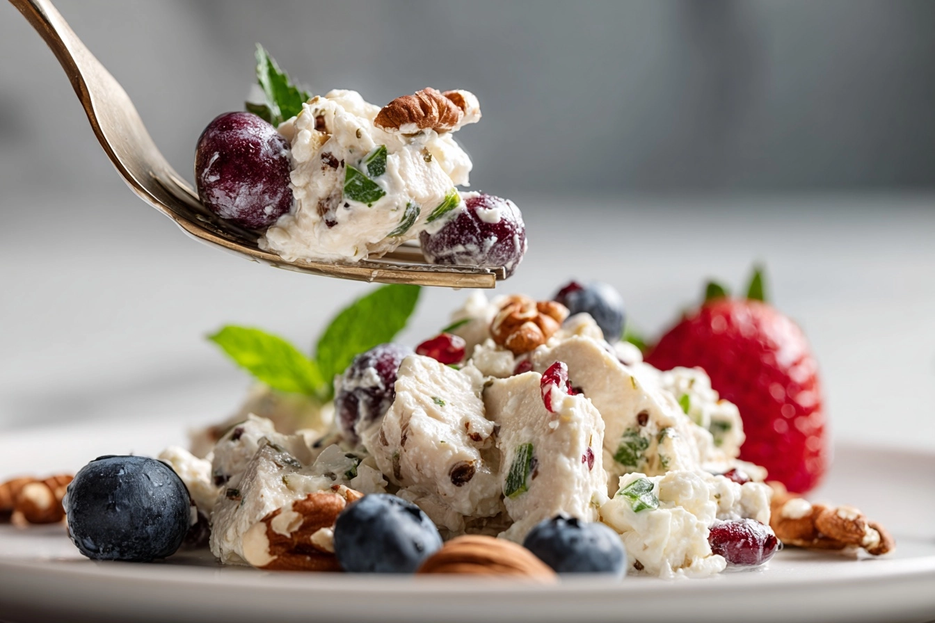 Low Carb Cottage Cheese Chicken Salad Recipe - Recipe Image