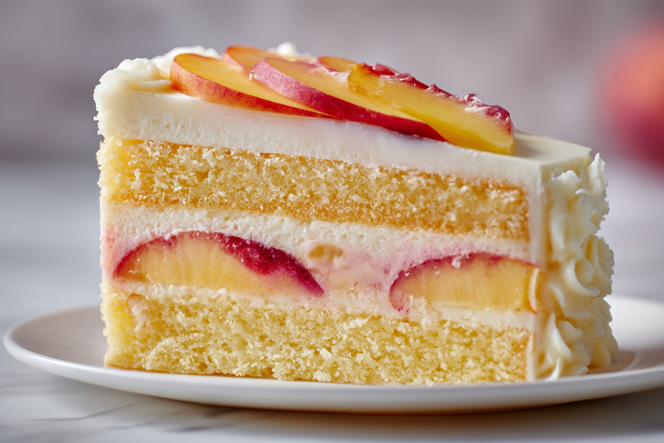 Peaches and Cream Cake Recipe