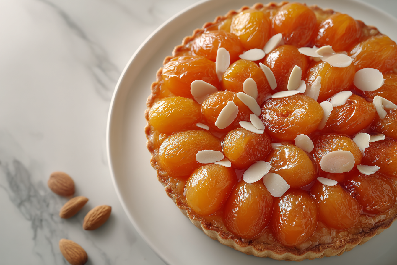 Vegan Apricot Frangipane Tart Recipe