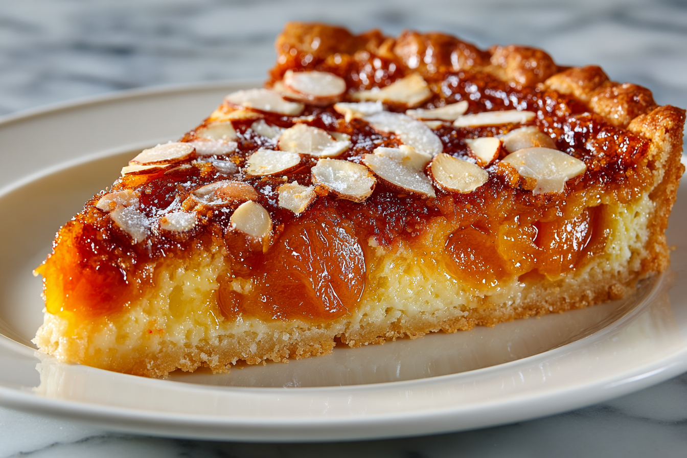 Vegan Apricot Frangipane Tart Recipe - Recipe Image
